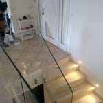 garde corps en verre escalier
