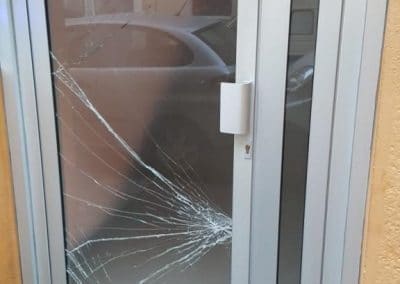 réparation vitre de porte d'entré