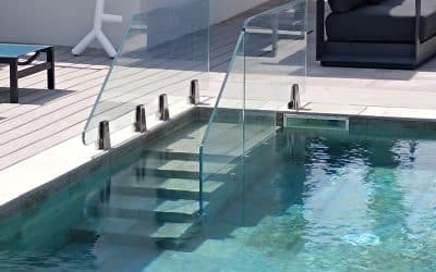 Une descente de piscine originale : un projet réussi